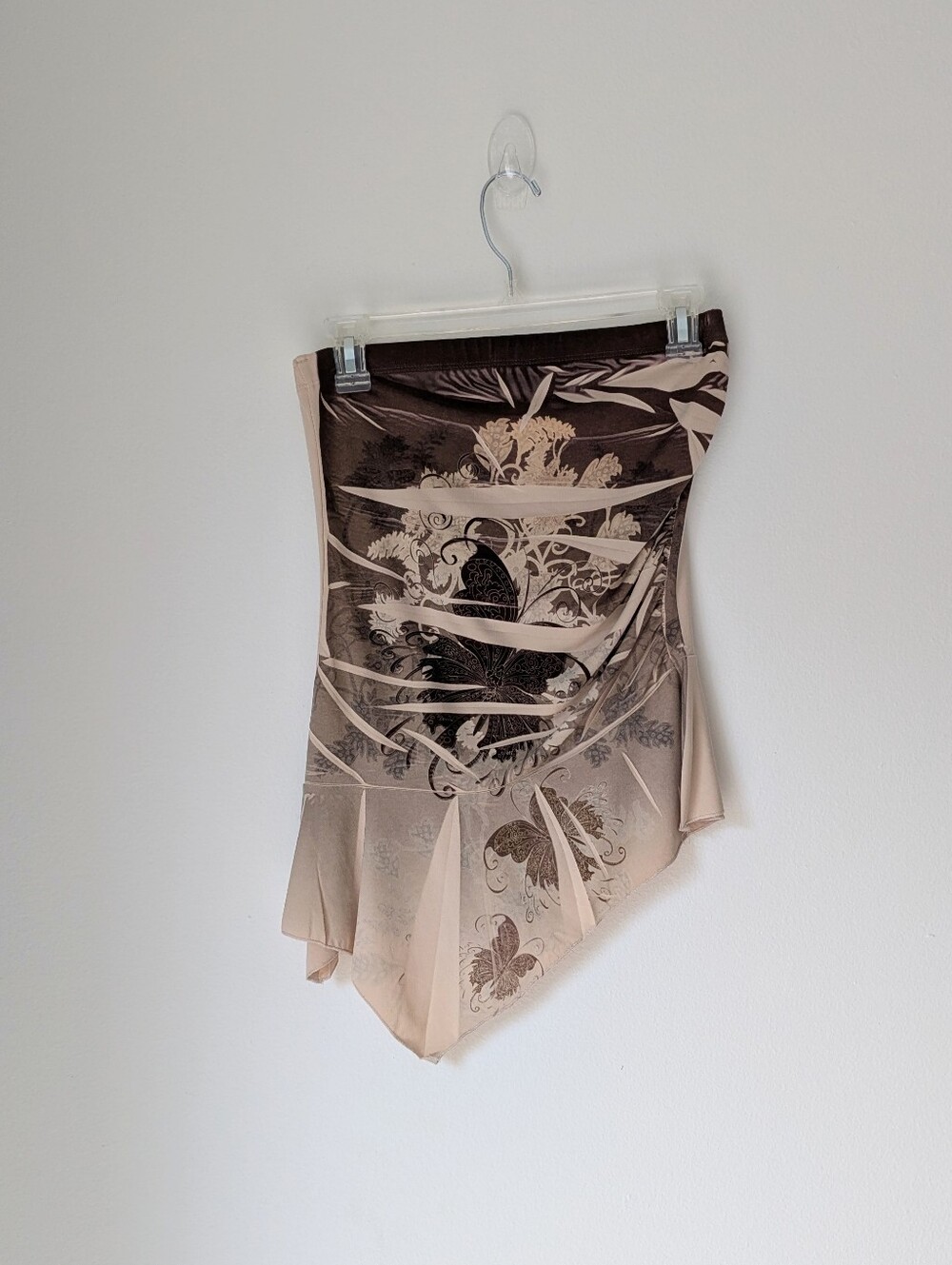 Vintage Y2K Butterfly Fairy Strapless Tube Top S Small MKM Designs